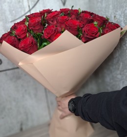 51 червона троянда  70см 